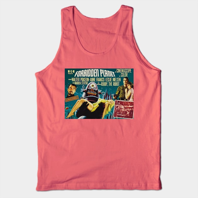 Forbidden Planet Poster #2 Tank Top by MovieFunTime